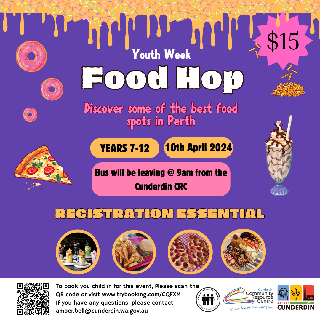 Youth Week - Food Hop (grades 7 to 12)