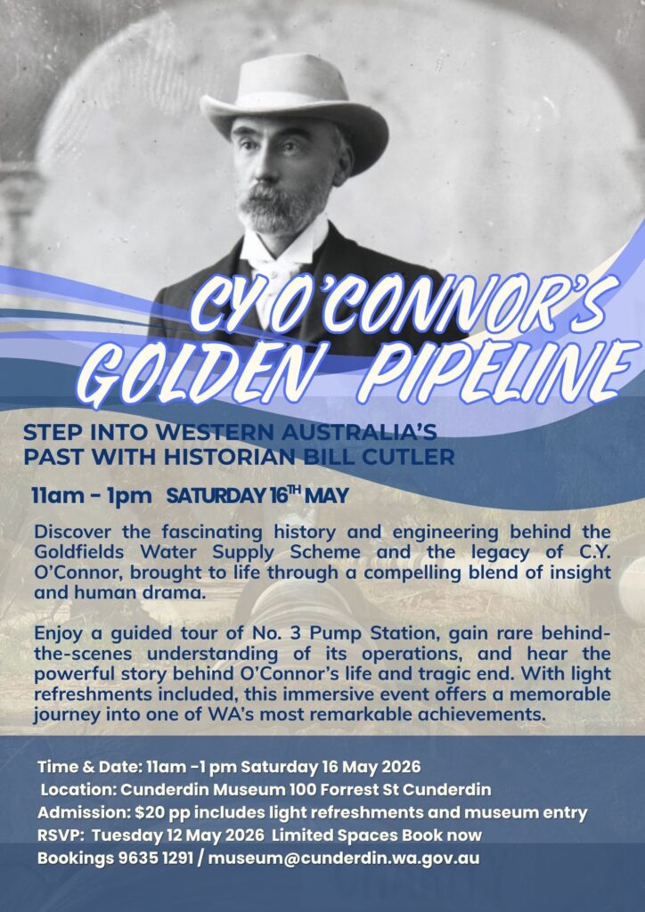 Cunderdin C Y O’Connor’s Golden Pipeline