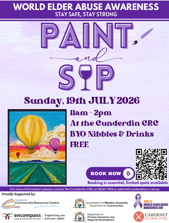 World Elder Abuse Awareness - Paint & Sip