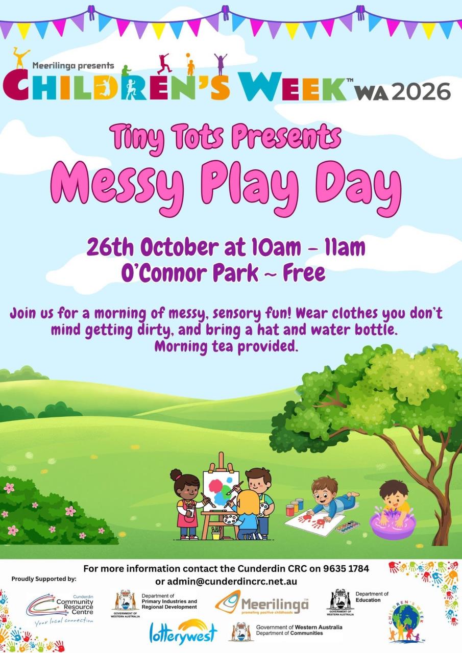 Childrens Week - Messy Play Day