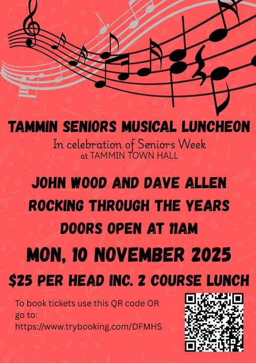 Tammin Seniors Musical Luncheon