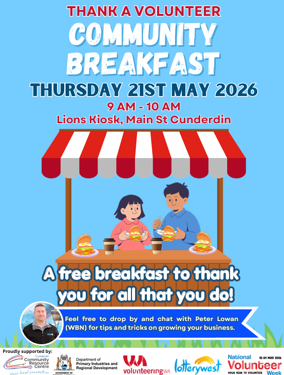 Thank a Volunteer Community Breakfast