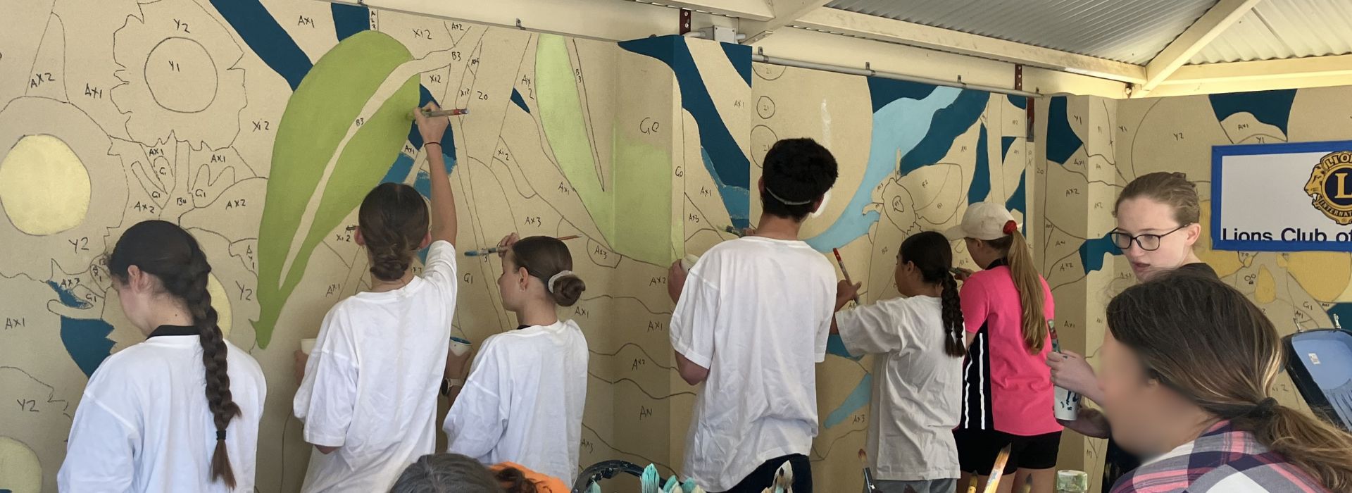 Picture: Kiosk Mural - Community Painting