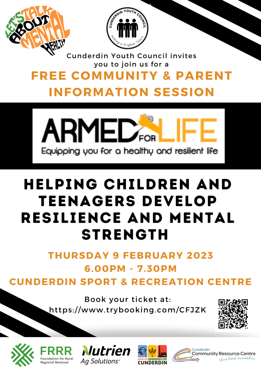 Parent Information Night - Youth Resilience & Mental Strenght