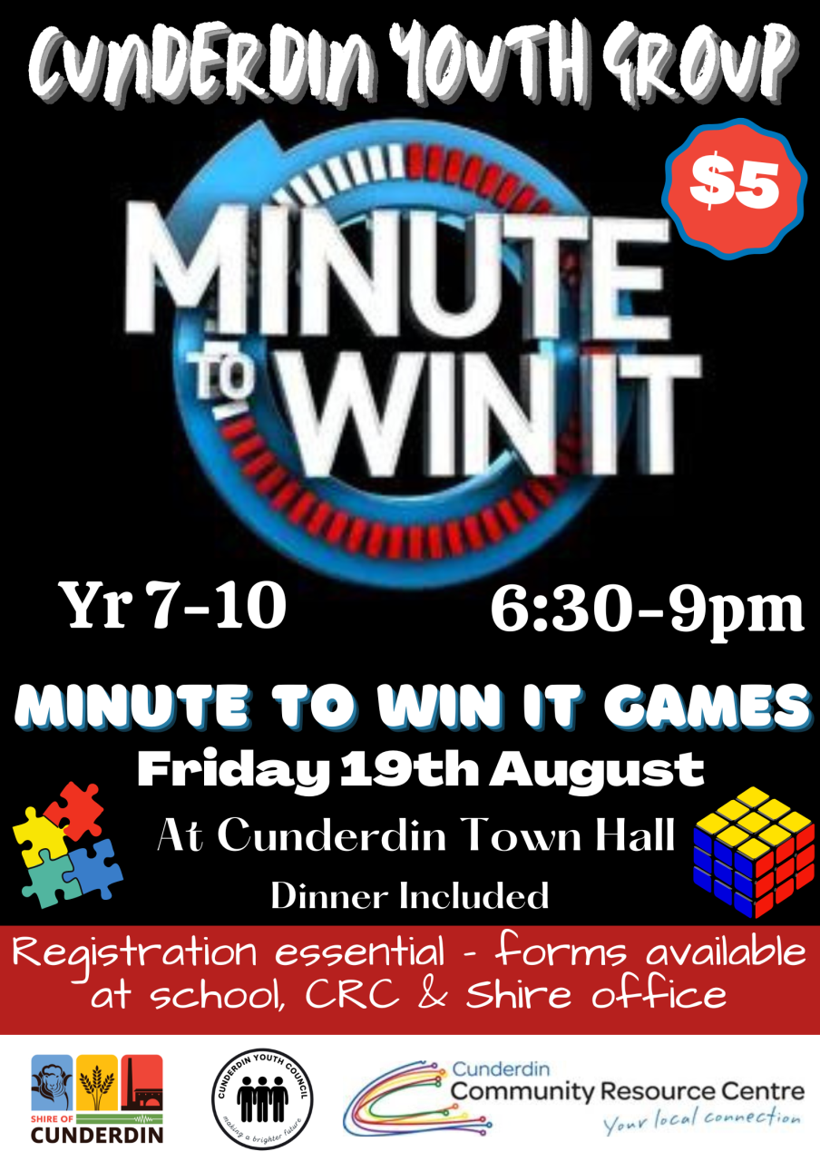 Cunderdin Youth Group - Friday Night Event