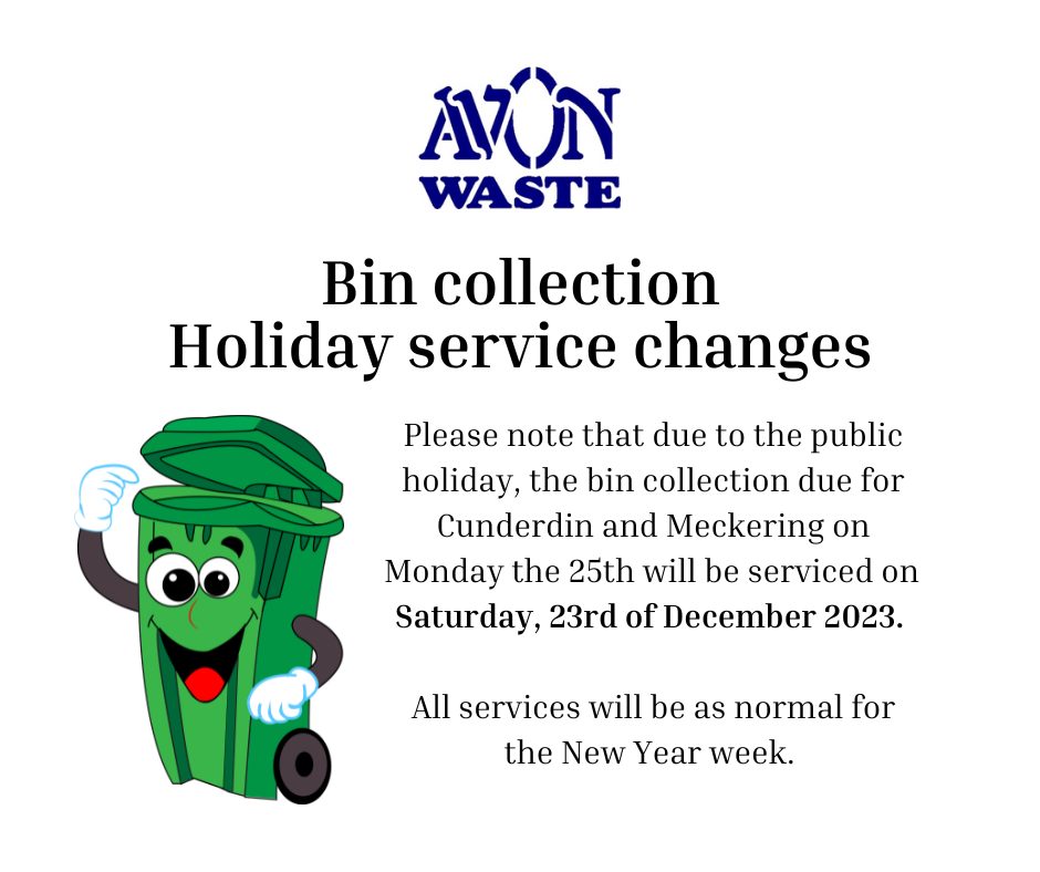 Bin Collection - change of date